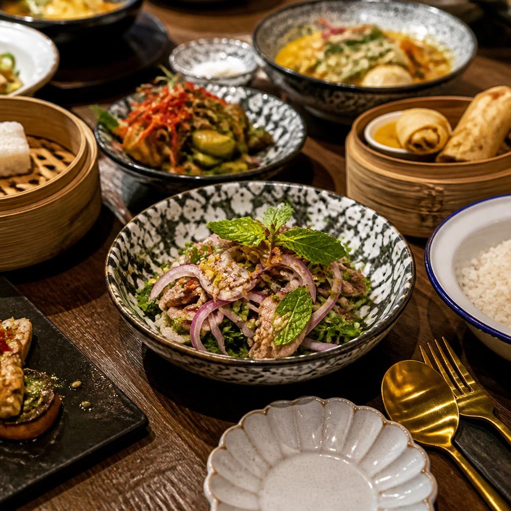 Isan-style salads